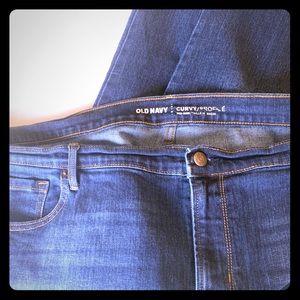 Old Navy Curvy Mid Rise Jeans